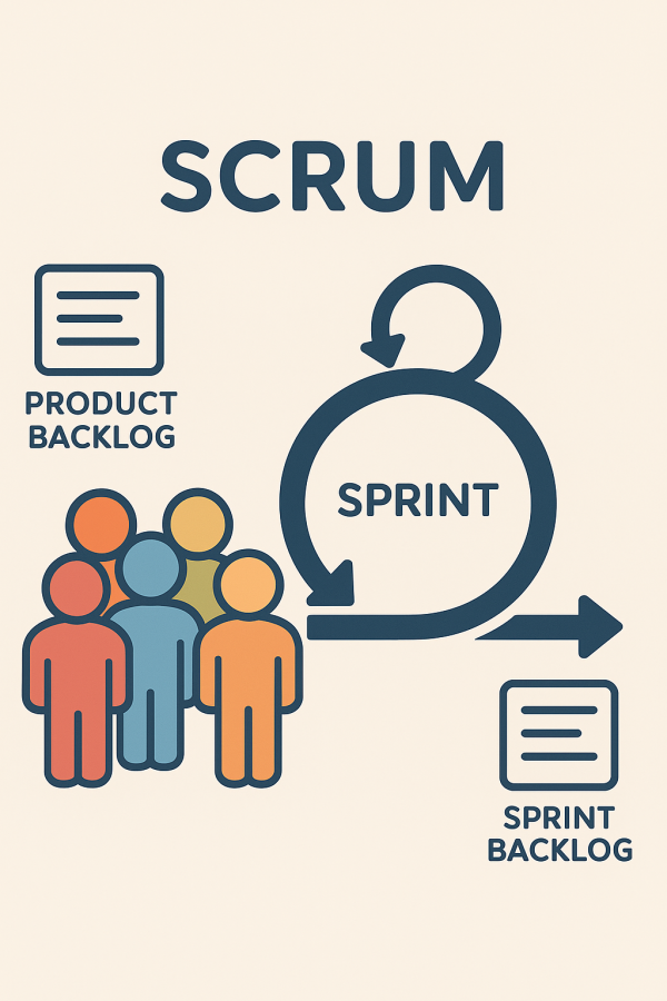 agile teamwork_simple, printable art, 300 DPI