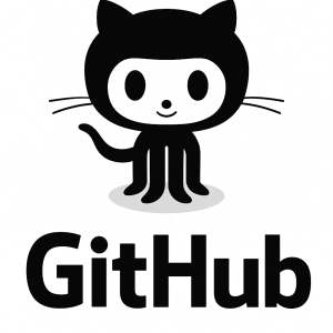 github logo_simple, printable art, 300 DPI