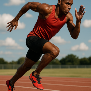 20250618_1408_athletic sprint action_simple, printable art, 300 DPI