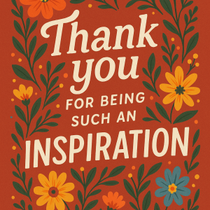 inspiring thank you_simple, printable art, 300 DPI