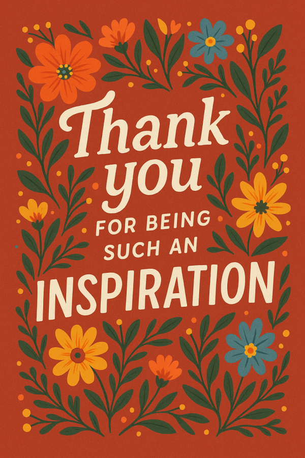 inspiring thank you_simple, printable art, 300 DPI