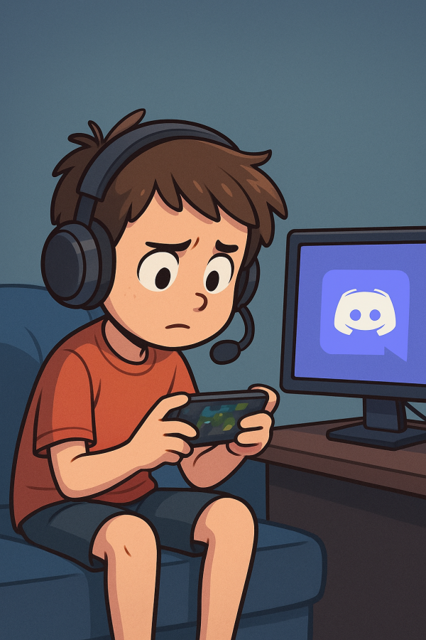 kids gaming companionship_simple, printable art, 300 DPI