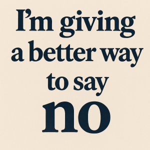 empowering refusal strategies_simple, printable art, 300 DPI