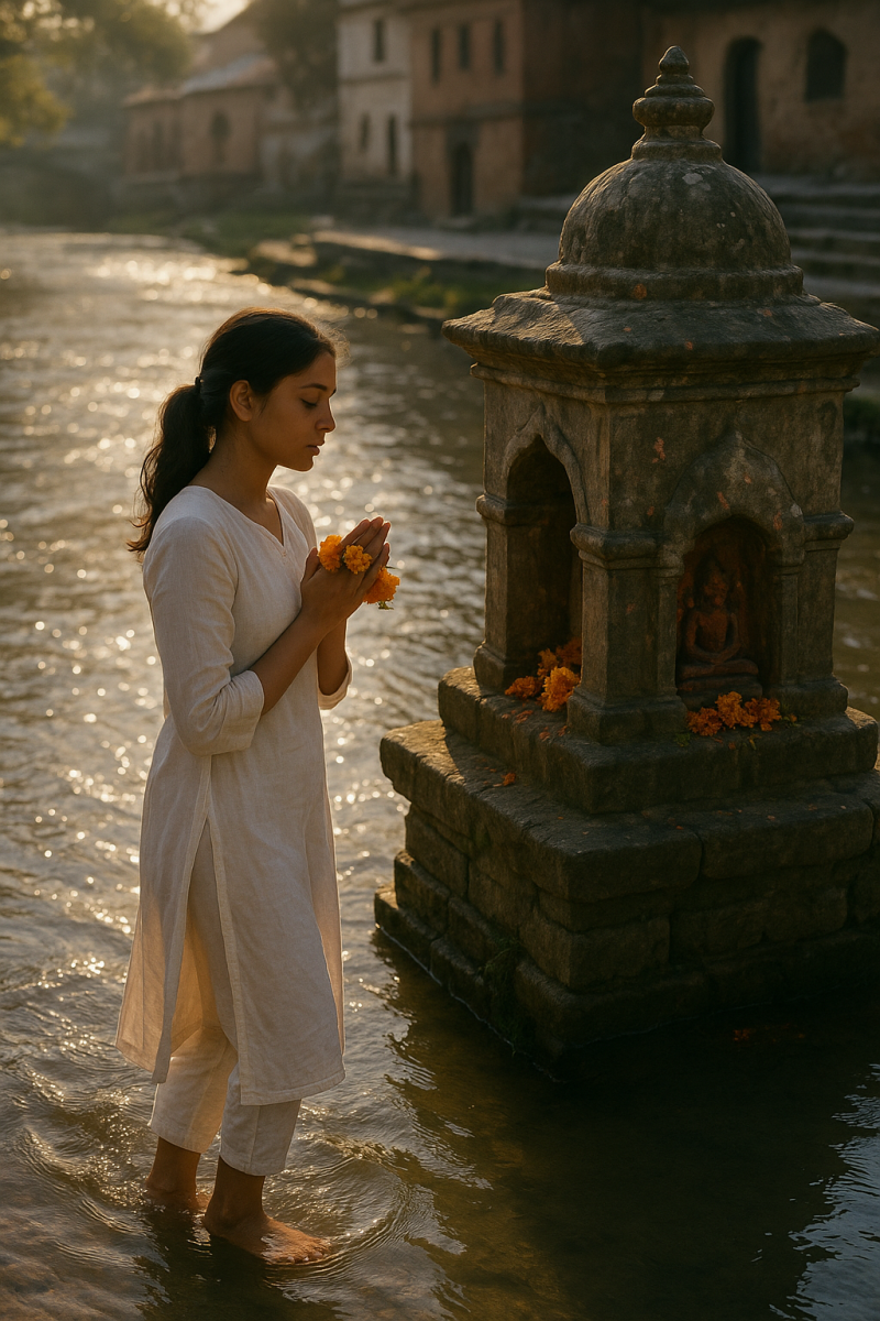 riverside prayer offering_simple, printable art, 300 DPI