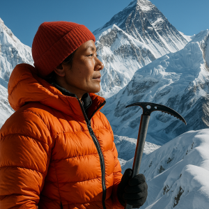 sherpa's everest gaze_simple, printable art, 300 DPI
