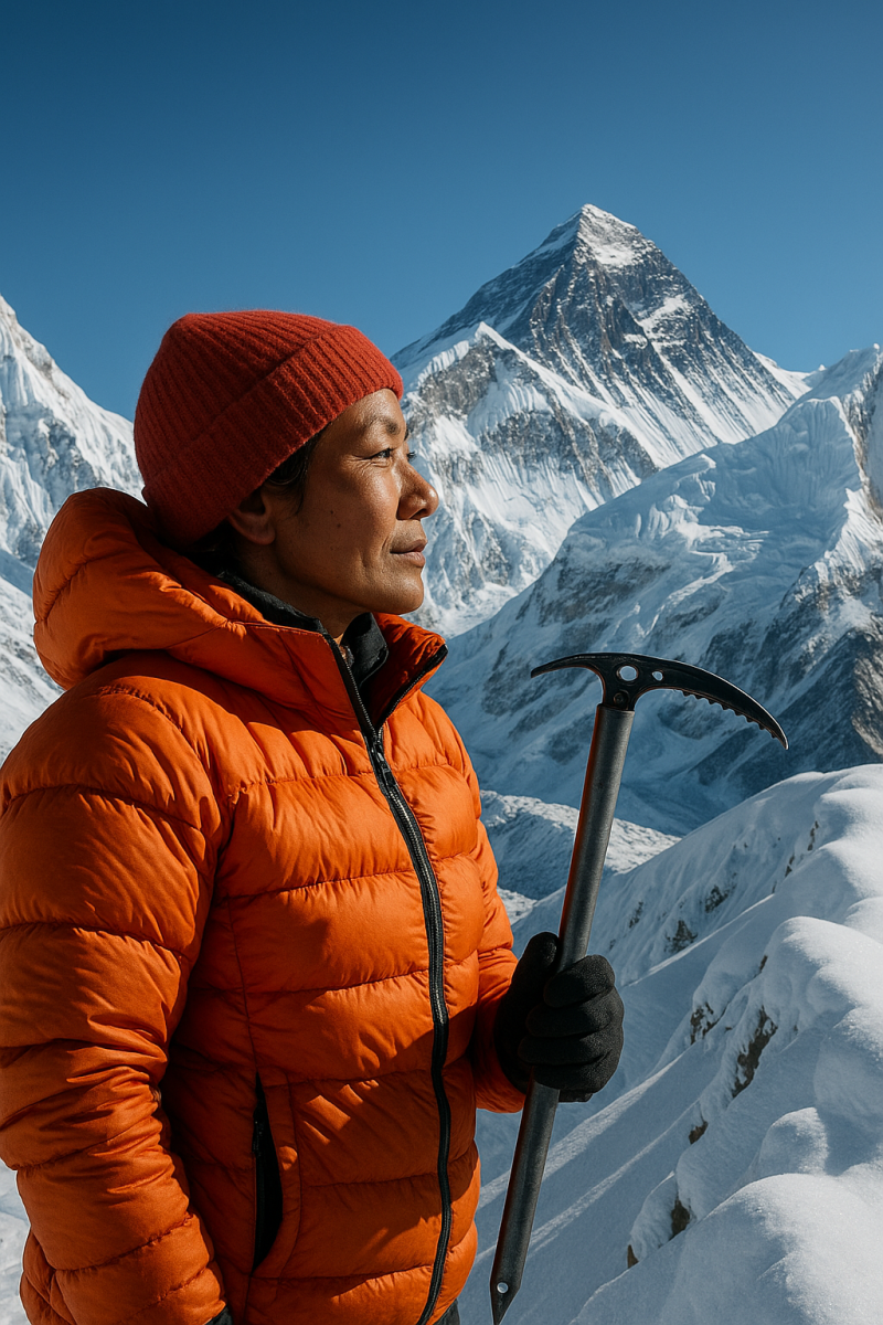 sherpa's everest gaze_simple, printable art, 300 DPI
