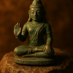 patina bronze deity_simple, printable art, 300 DPI