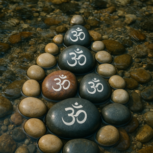sacred stream stones_simple, printable art, 300 DPI