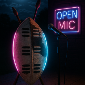 neon zulu shield_simple, printable art, 300 DPI