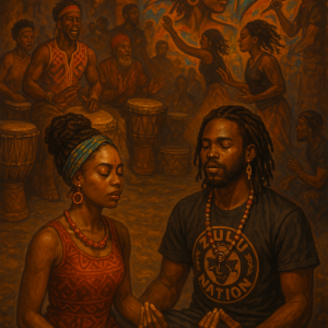 afrocentric festival meditation_simple, printable art, 300 DPI