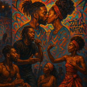 graffiti lovers' kiss_simple, printable art, 300 DPI