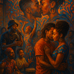 graffiti lovers' kiss_simple, printable art, 300 DPI