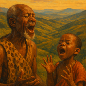 chant over hills_simple, printable art, 300 DPI