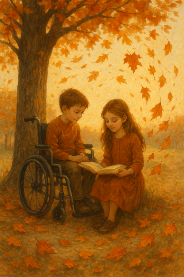 autumn serenity and presence_simple, printable art, 300 DPI