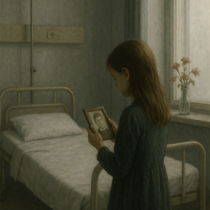 alone in silence_simple, printable art, 300 DPI