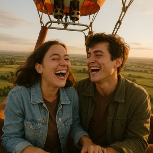 joyful balloon ride_simple, printable art, 300 DPI