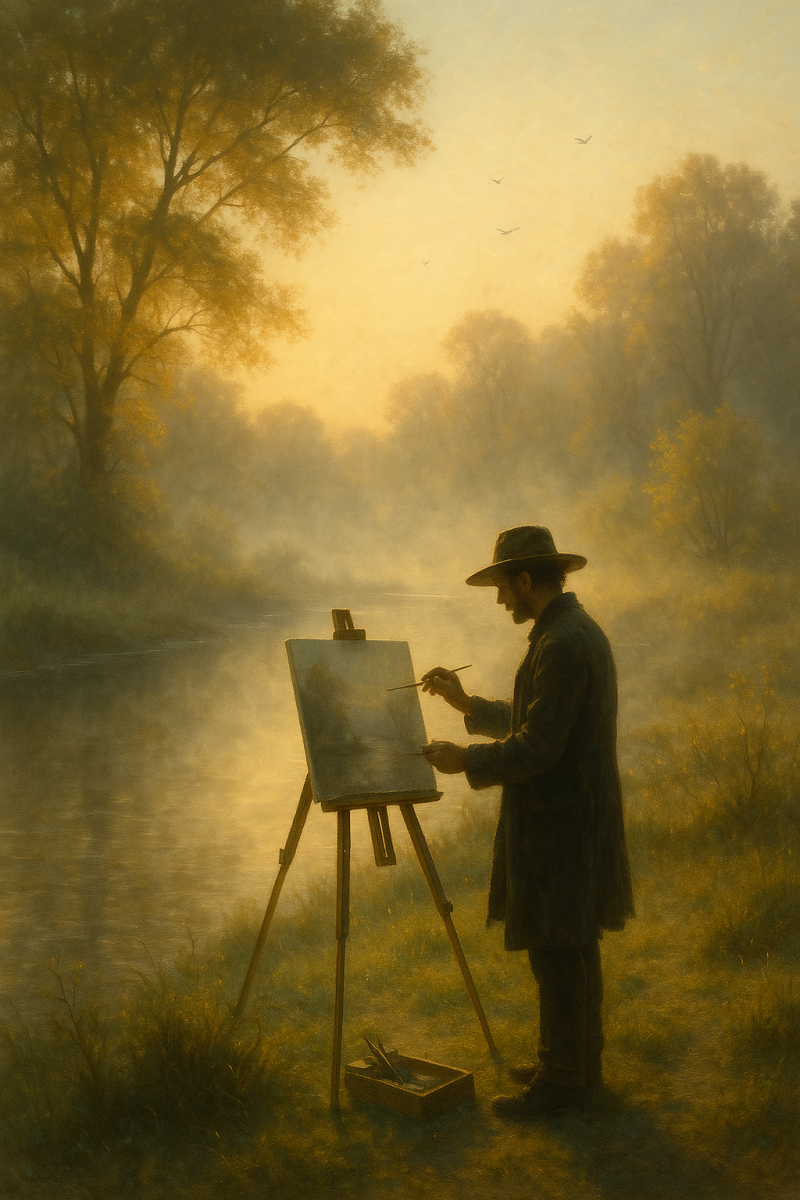Painter's Riverside Serenity_