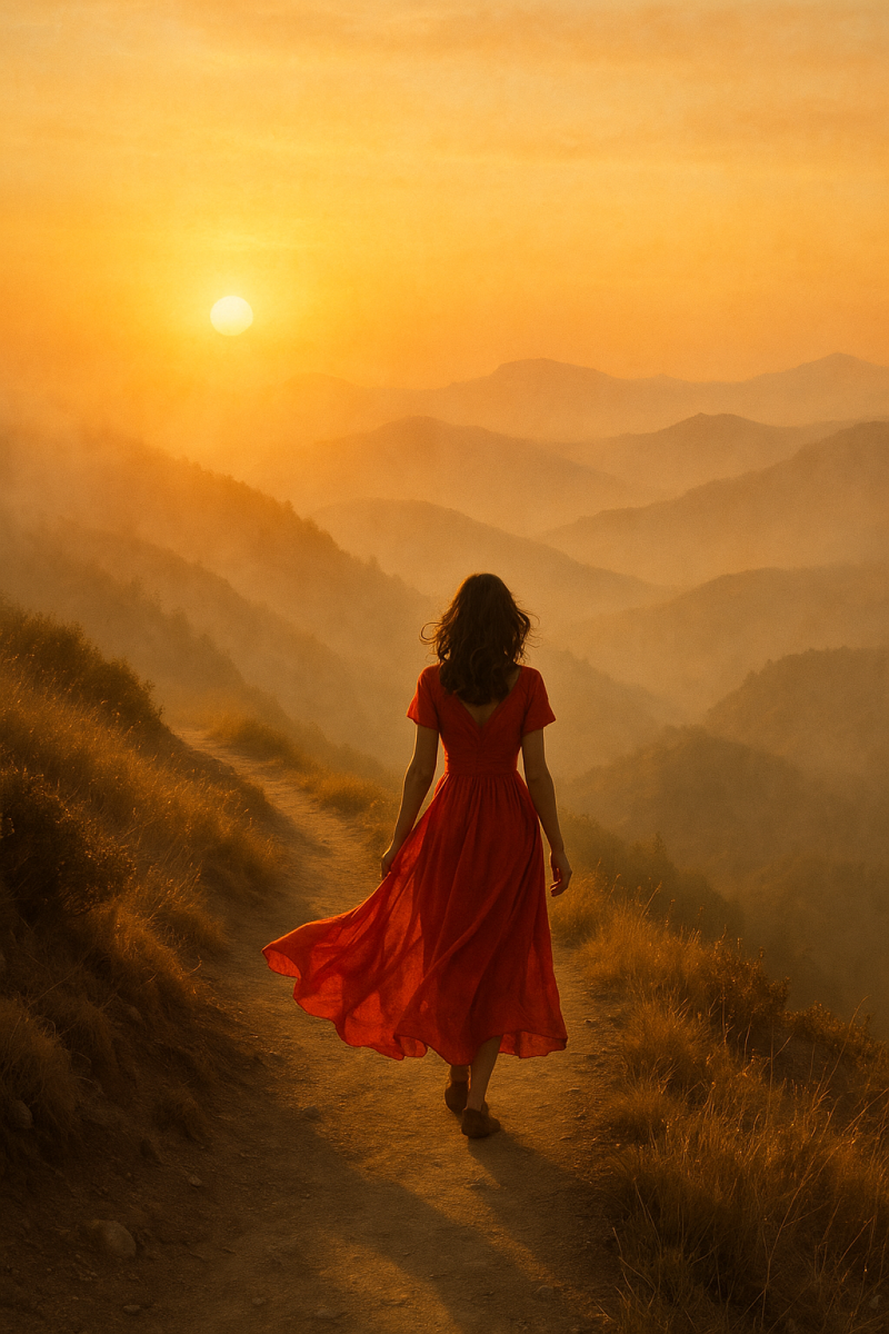 Serene Sunrise Walk_