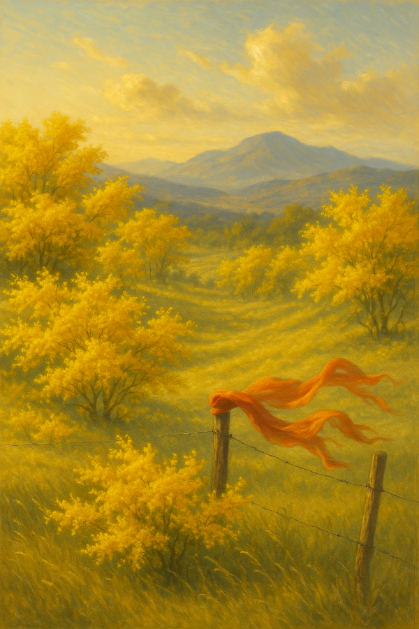 golden mimosa breeze_simple, printable art, 300 DPI