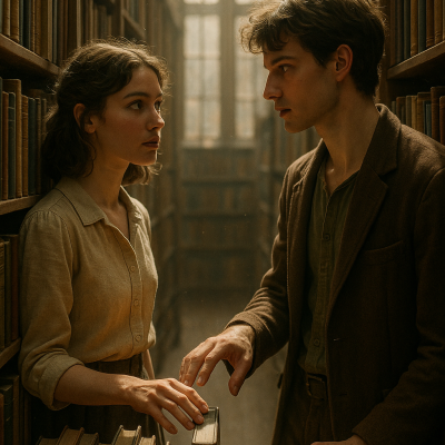 Library Romance Encounter_