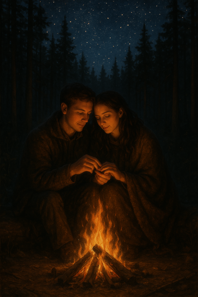 Warmth Under Starlit Skies_