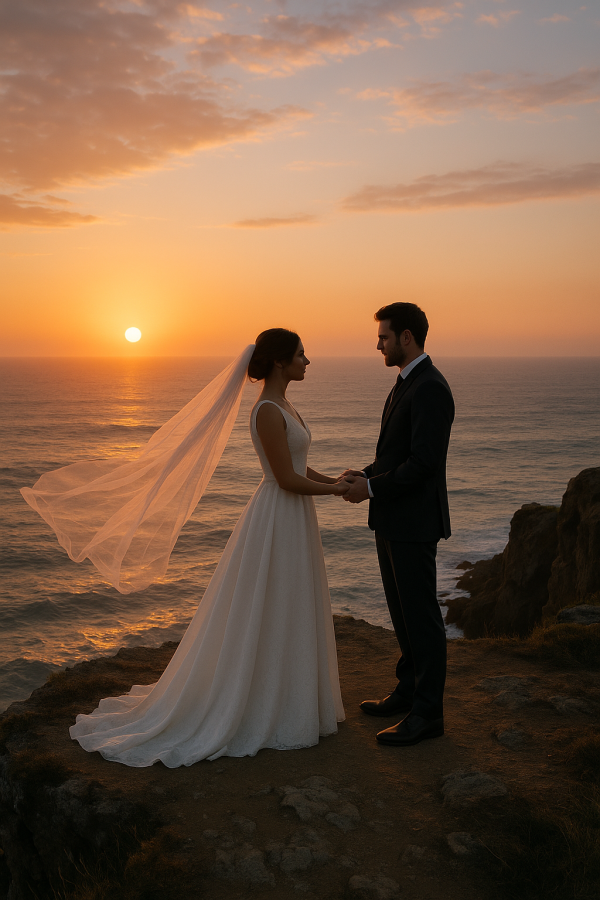 1908_sunrise cliff wedding_simple, printable art, 300 DPI