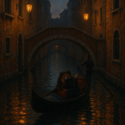 1908_Venetian Gondola Romance_
