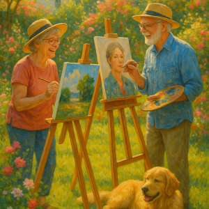 20250627_2253_artistic garden moments_, printable art, 300 DPI