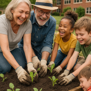 20250627_2255_joyful community gardening, printable art, 300 DPI