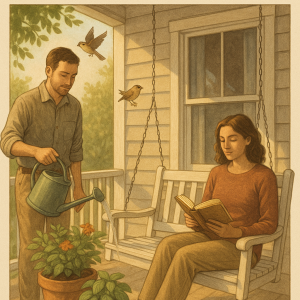 20250627_2255_serene morning routine, printable art, 300 DPI