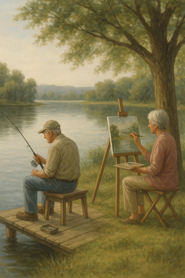 20250627_2257_tranquil retirement moments, printable art, 300 DPI