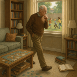 20250627_2259_pensive retirement moments, printable art, 300 DPI