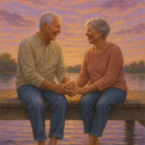 20250627_2303_dockside retired romance, printable art, 300 DPI