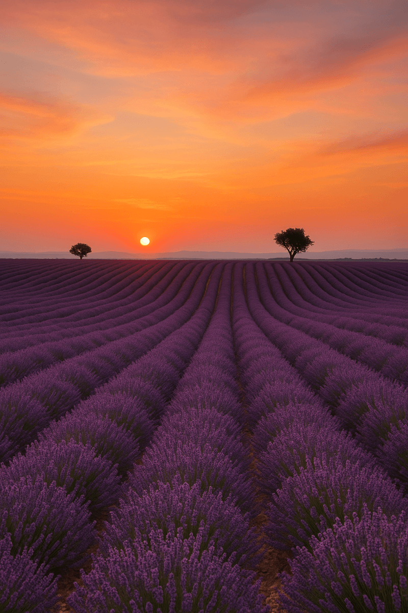 Provence Lavender Sunset