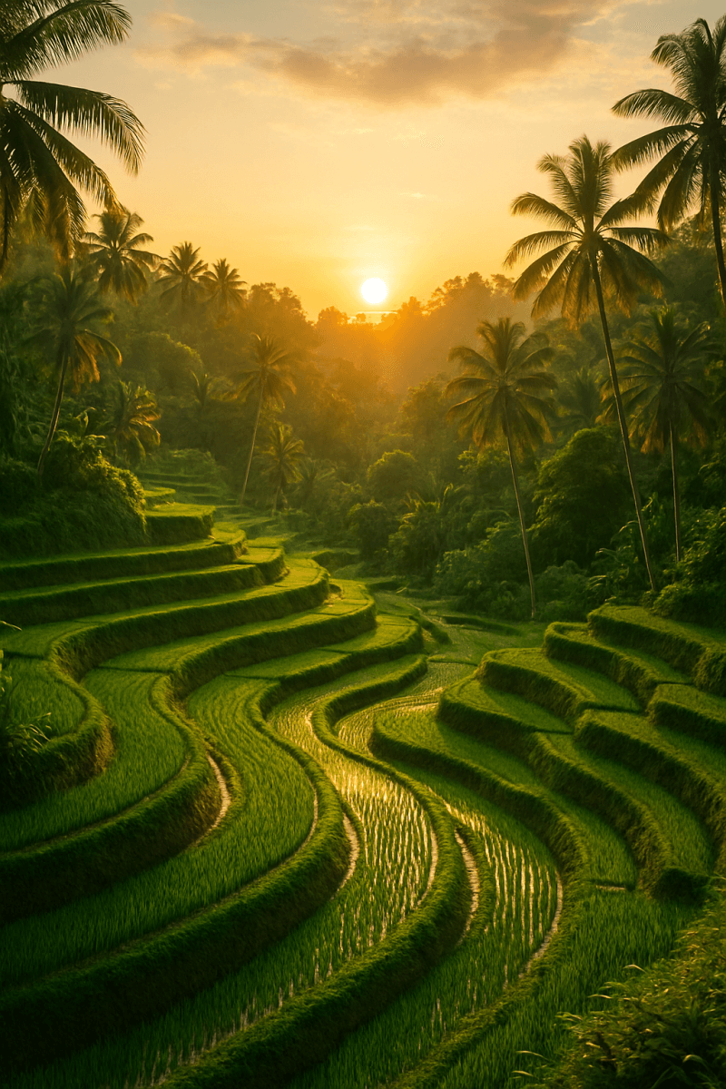 Serene Rice Terrace