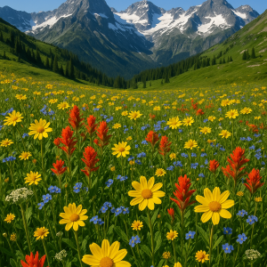 20250627_2344_alpine flower meadow, printable art, 300 DPI