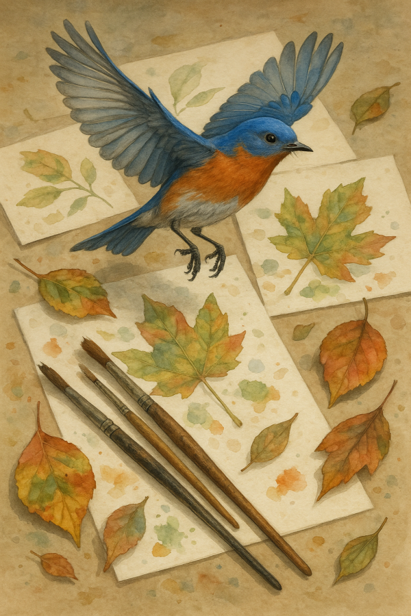 20250628_0012_bluebird in artistic flight_s, printable art, 300 DPI