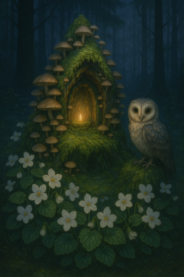 20250628_0012_twilight forest shrine, printable art, 300 DPI