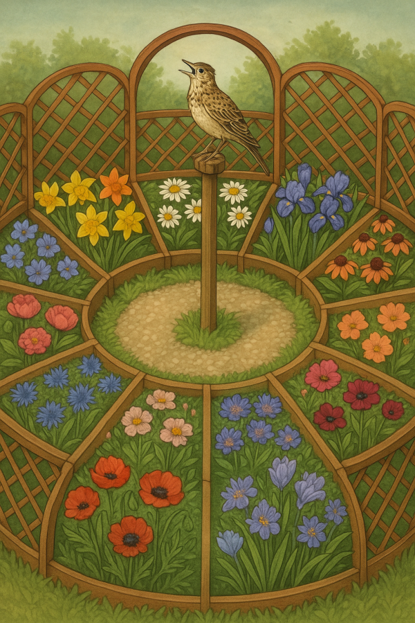 20250628_0019_trellis garden symphony, printable art, 300 DPI