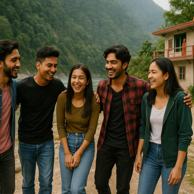 Laughter by the Riverbank