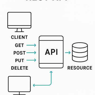 Rest Api Blueprint printable art for gallery wall