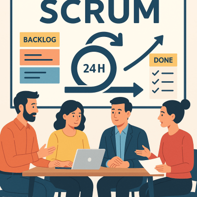 Agile Teamwork digital artwork for bedroom or office