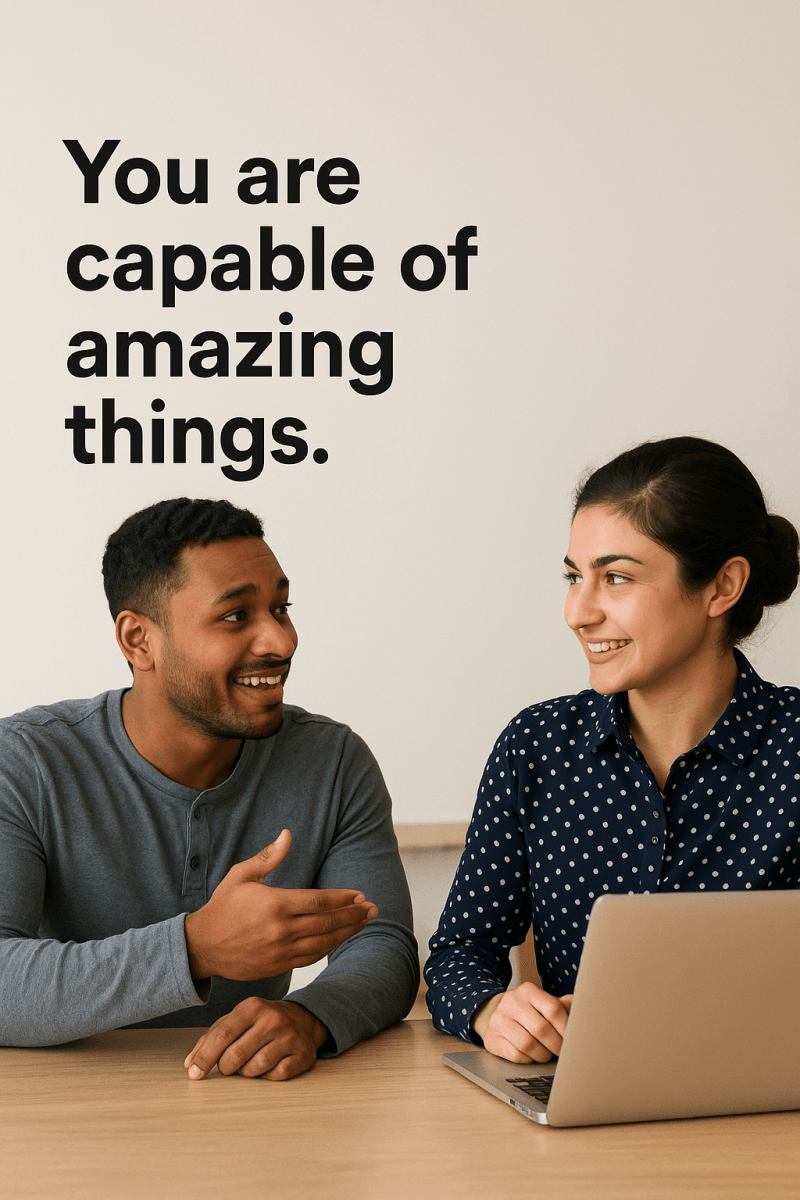 Job Hunt Motivation digital artwork for bedroom or office