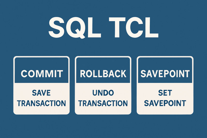 Sql Tcl Concepts fine art poster for office walls