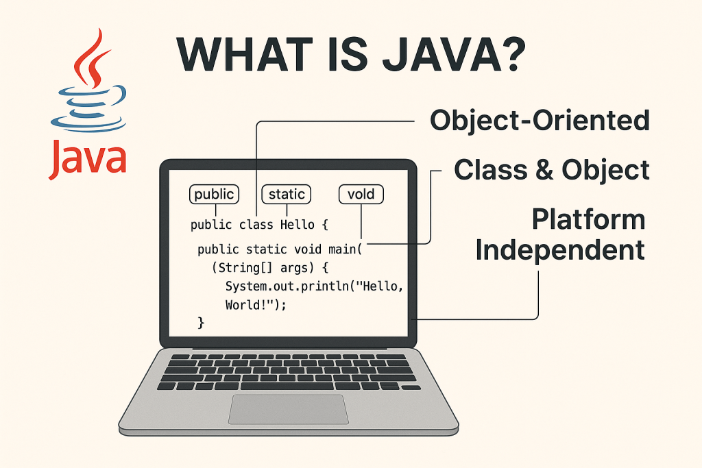 Java Basics Explainer wall art print for home decor