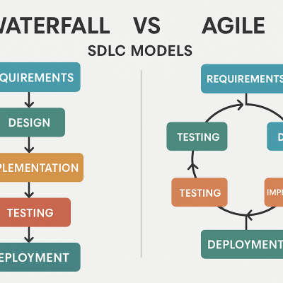 Waterfall Vs Agile Comparison printable art for gallery wall