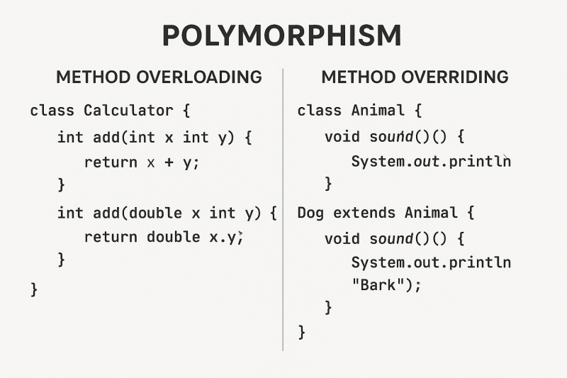Java Polymorphism Visualization