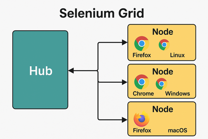 Selenium Grid Diagram