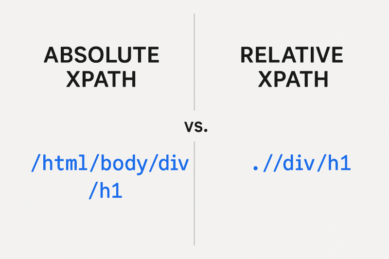 Xpath Comparison Chart