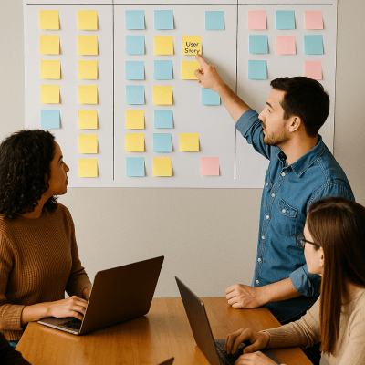 Agile Sprint Planning wall art print for home decor